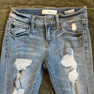 Kancan Women’s Skinny Flare Jeans